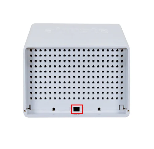 Power switch at the base of the Airnote